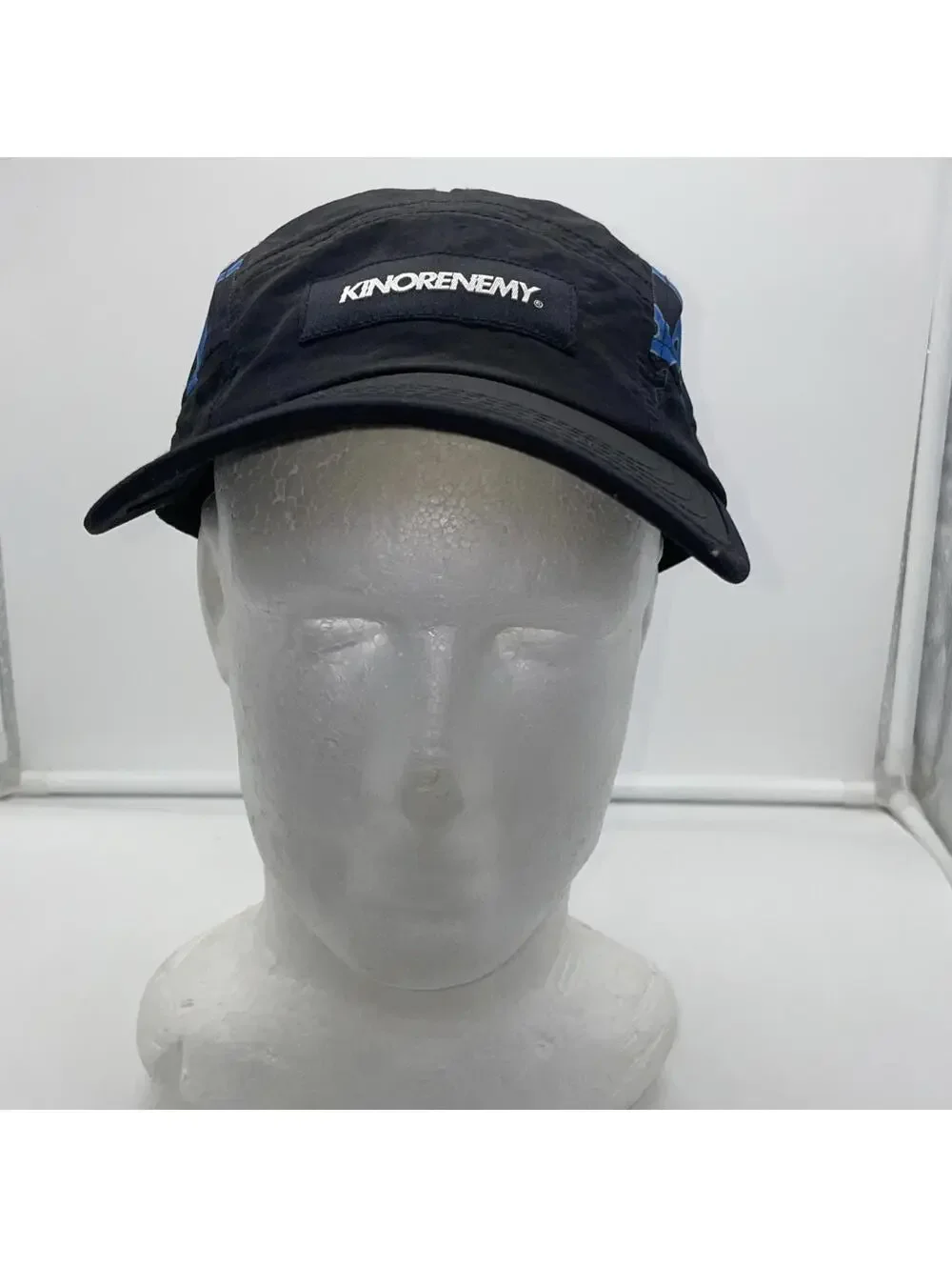 Kin Or Enemy Co. “KINORENEMY” Blue Dart Frog 5 Camper Hat